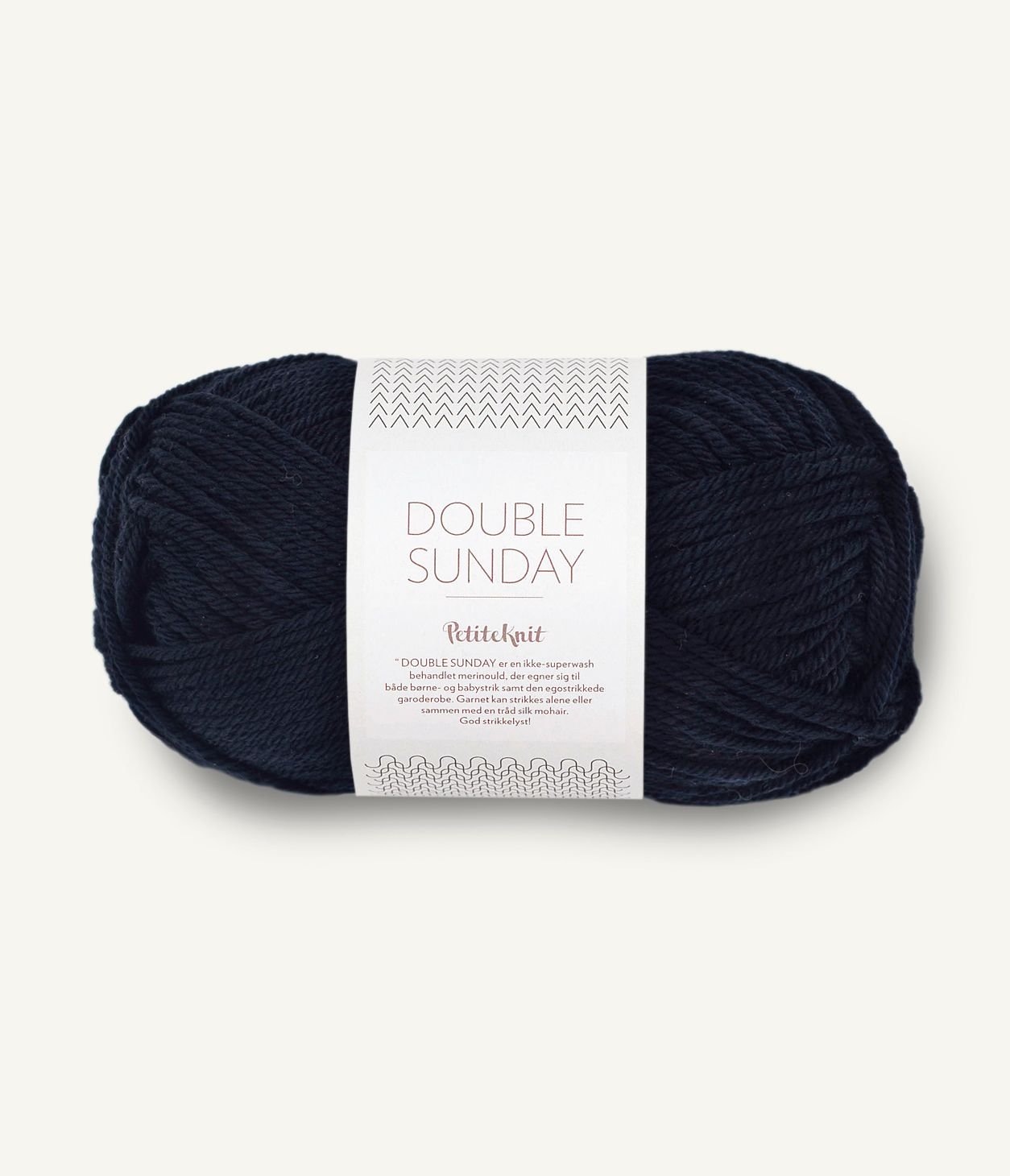 sandnes garn double Sunday by petiteknit yarn sailor in the dark #5581