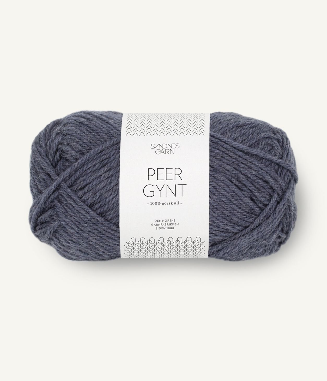 sandnes garn peer gynt yarn blue grey mix #6072